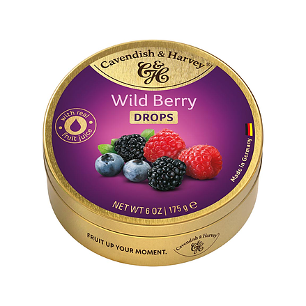 Cavendish & Harveys Wild Berry Drops 175g