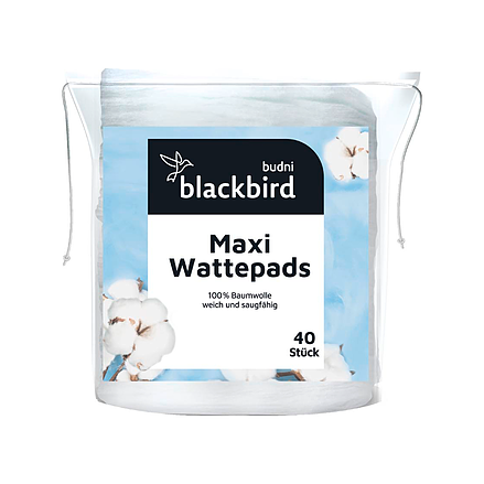 Blackbird Oval Cotton Pads 40 pcs 42 g
