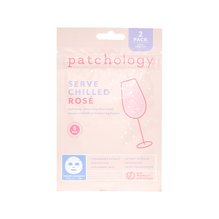 Patchology Rosé Hydrating and Protecting Sheet Mask