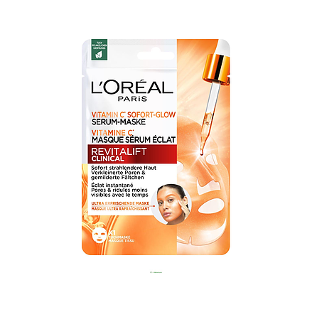 L'Oréal Paris Revitalift Clinical Vitamin C Brightening Serum Sheet Mask
