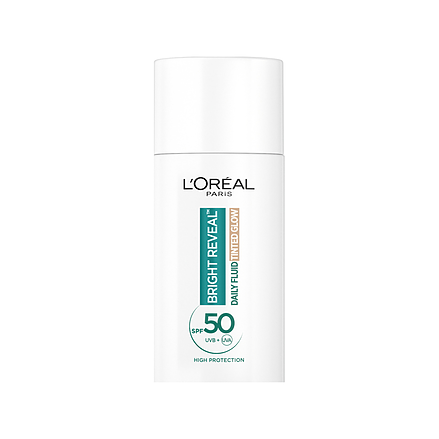 L'Oréal Paris Bright Reveal Daily UV Fluid Tinted Glow SPF 50+ 50 ml