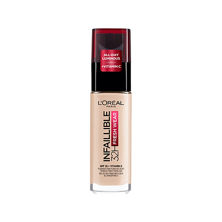 L'Oreal Paris Infaillible Liquid Fresh Wear Foundation No 15 Porcelaine