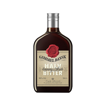 Gammel Dansk Honning Lakris Halv Bitter