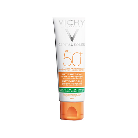 Vichy Capital Soleil Oil Control Mattifying 3-IN-1 SPF50+