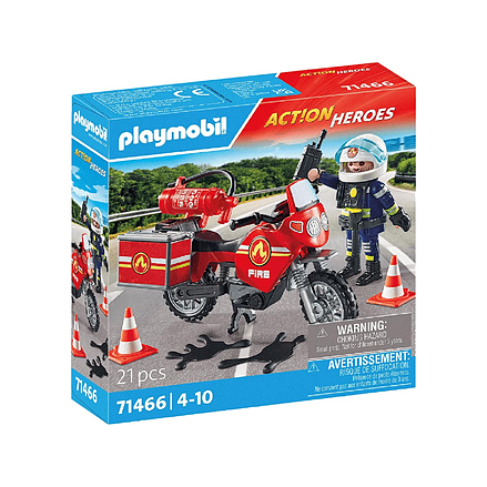 Playmobil brannmotorsykkel