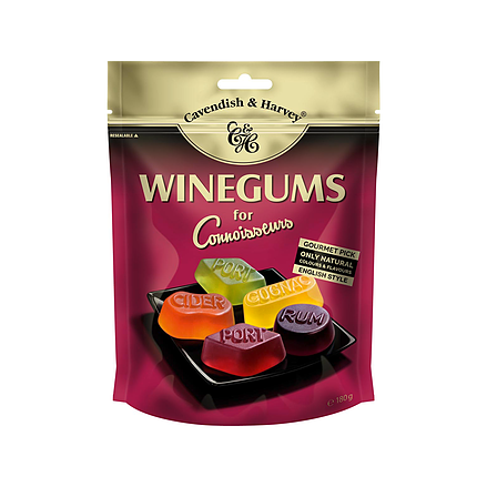 Cavendish & Harvey Winegums for Connoisseurs 180g