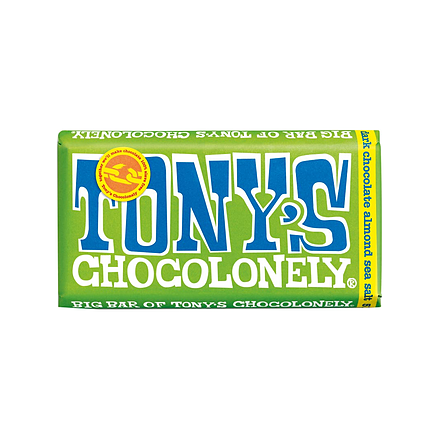 Tony's Chocolonely Dark Almond Sea Salt 51%