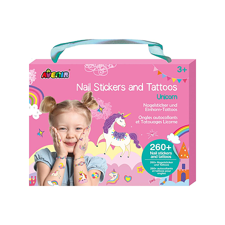 Avenir, Enhjørning negl klistremerker og tatoveringer