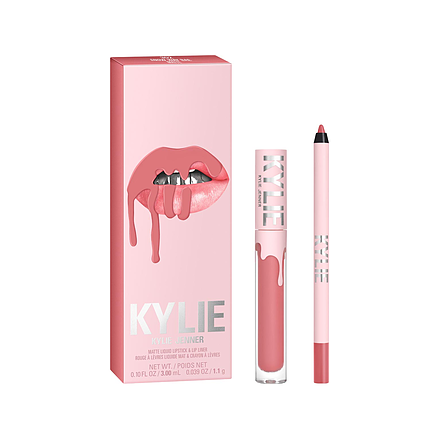 Kylie Lipstick Set Matte - 302 Snow Way Bae