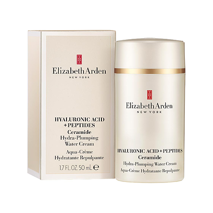 Elizabeth Arden Ceramide Hyaluronic Acid and Peptides Hydra Plumping Water Cream 50 ml