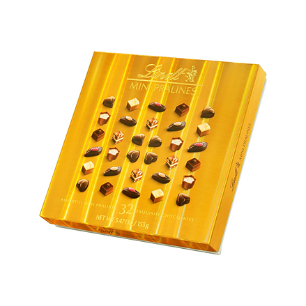 Mini Pralines Box Gold