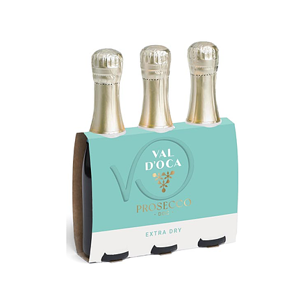 Val D'Oca Prosecco Extra Dry 200ml x 3