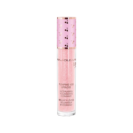 NAJ-OLEARI Plumping Kiss Lip Gloss 02 Cotton Candy Pink