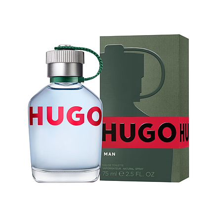 Boss Hugo Man Eau de Toilette Fragrance for Men 75 ml