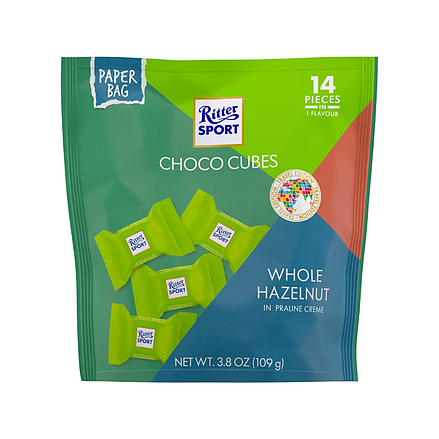 Ritter Sport Chocolate Cube Whole Hazelnut 109g