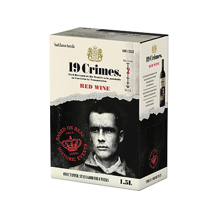 19 Crimes Red Blend Bag in Box 1,5 L