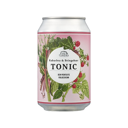 Tundra bringebær & rabarbra tonic