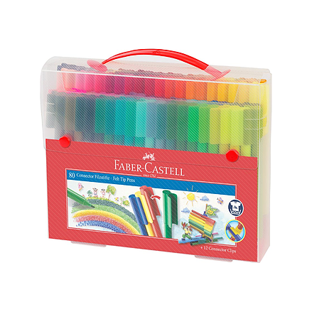 Faber-Castell gaveeske med tusjer