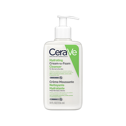 CeraVe Cream-to-Foam Cleanser 236 ml