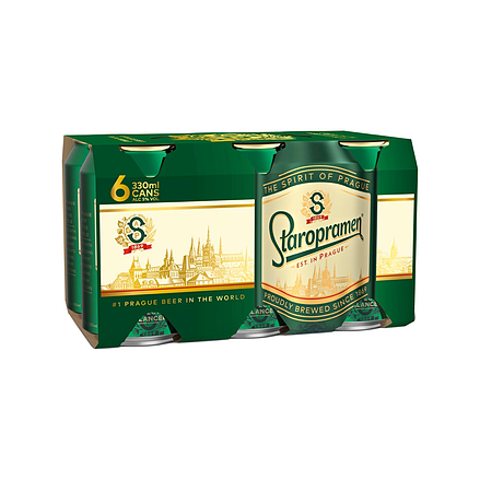 Staropramen Pils 6x0,33L