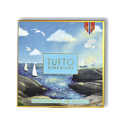 Tufto Melkesjokolade med Havsalt 80 g