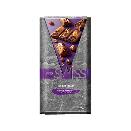 Nestlé SWISS Raisins, Almonds and Hazelnut