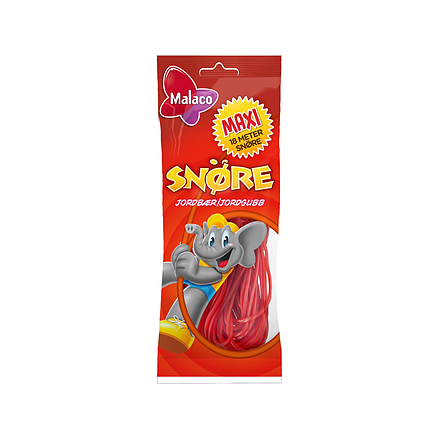Malaco Snøre Jordbær