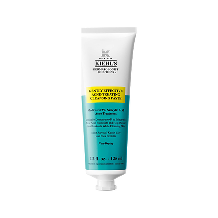Kiehl's Dermatologist Solutions Gently Effective Acne Treating Cleansing Paste 125 ml