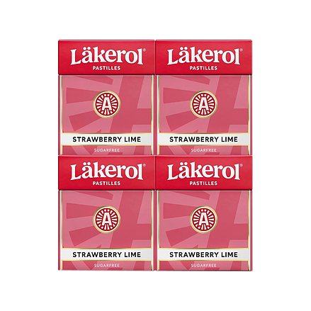 Läkerol Jordbær & Lime