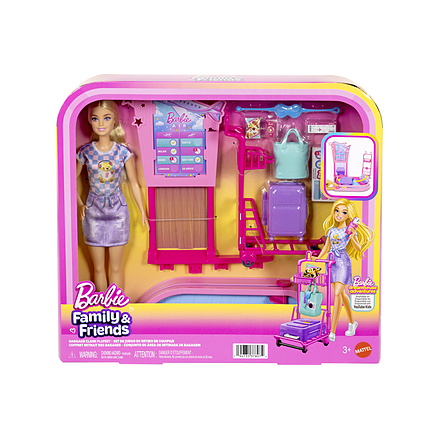 Barbie lekesett med bagasjebånd