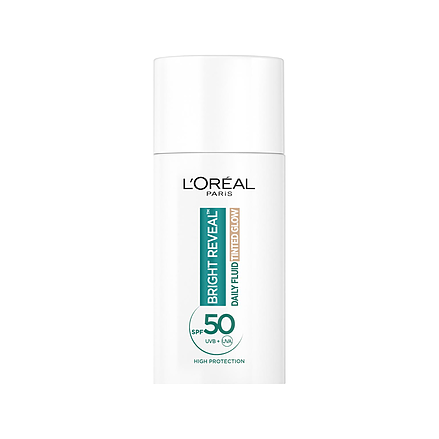 L'Oréal Paris Bright Reveal Daily UV Fluid Tinted Light SPF 50+ 50 ml