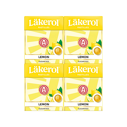 Läkerol Lemon 4 x 25g