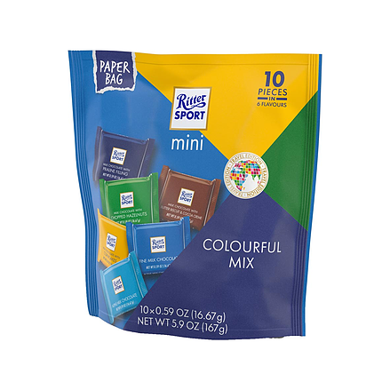 Ritter Sport colourful Mini Pouch 167g