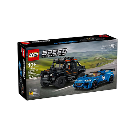 Lego Speed Champions Jaguar Project 7 & Land Rover Defender
