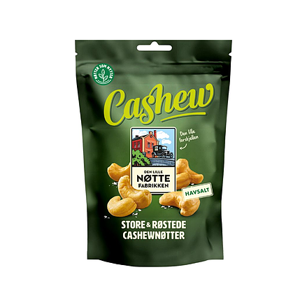 Den Lille Nøttefabrikken Cashews Sea Salt