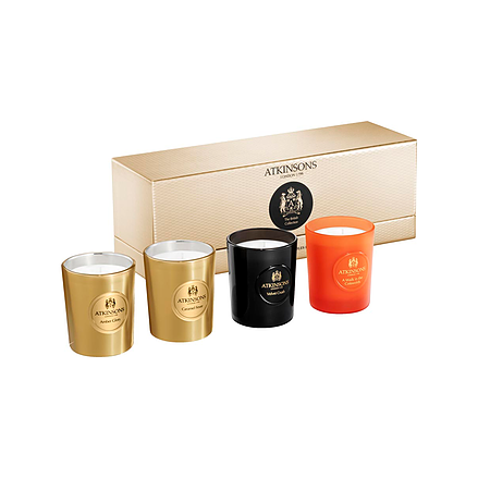 Atkinsons Scented Candle Set 4x75g