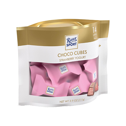 Ritter Sport Chocolate Cubes Strawberry Yoghurt
