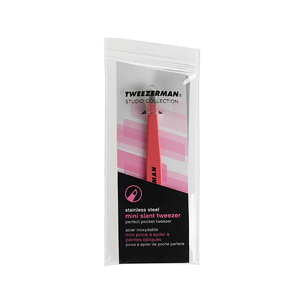 Mini Slant Tweezer Geranium