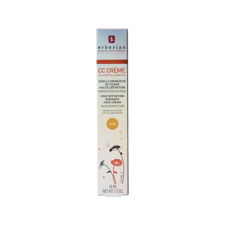 Erborian CC Crème High Definition Radiance Face Cream SPF 25 Doré