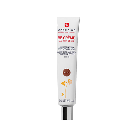 Erborian BB Crème Makeup-Care Face Cream "Baby Skin" Effect SPF 20 Chocolat