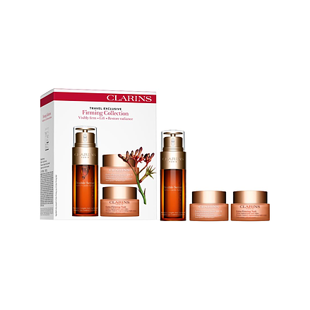 Clarins Extra Firming Double Serum Beauty Routine Face Care Set