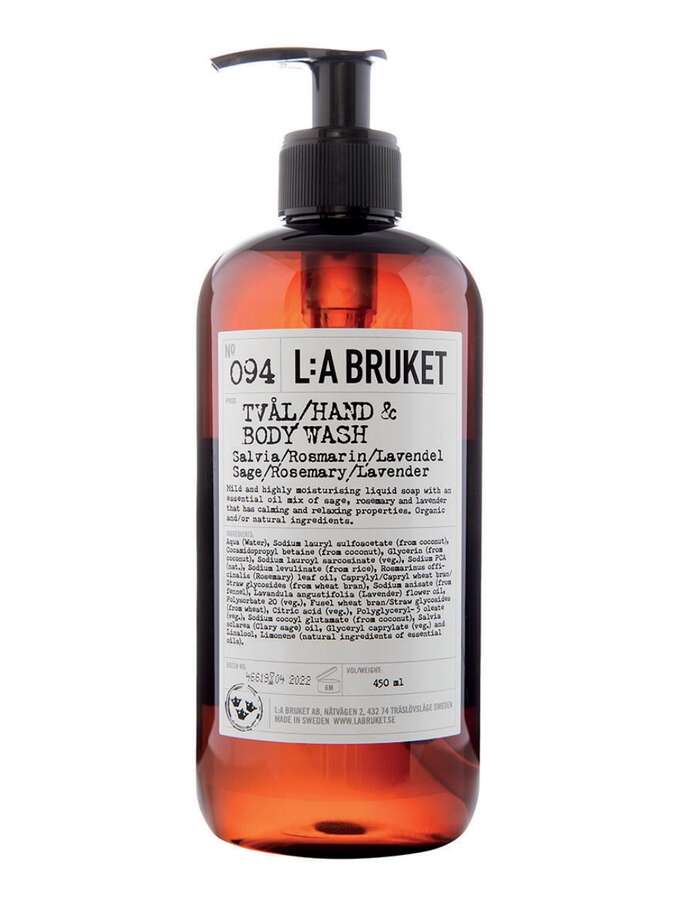 L:a Bruket Sage/Rosemary/Lavender 094 Hand & Body Wash 450 ml