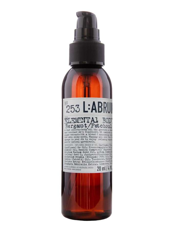L:a Bruket Bergamot/Patchouli 253 Elemental Body Oil 120 ml
