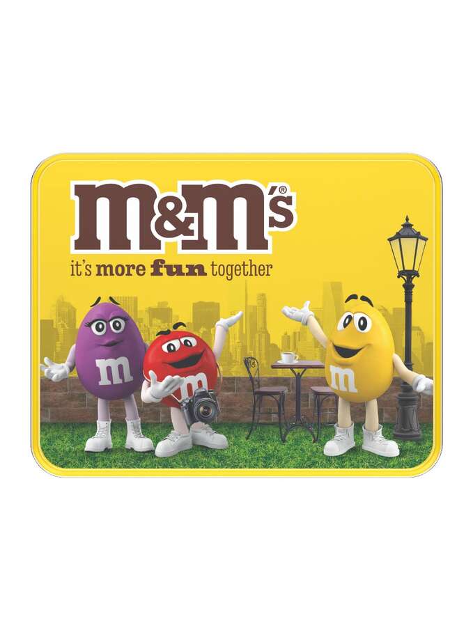 M&Ms Peanut Candy Tin 330g