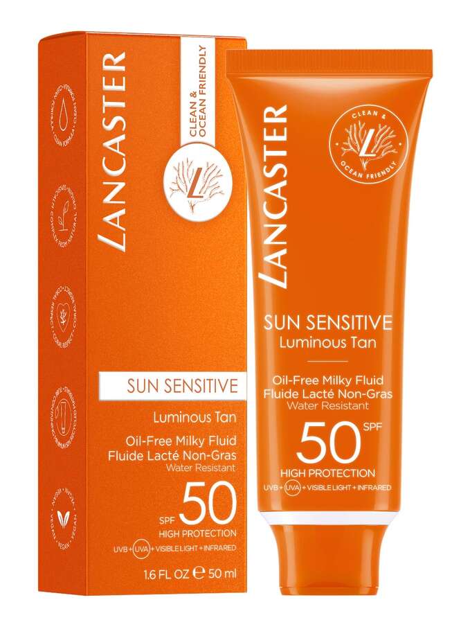 Lancaster Sun Care Oil Free Milky Fluid SPF50 1