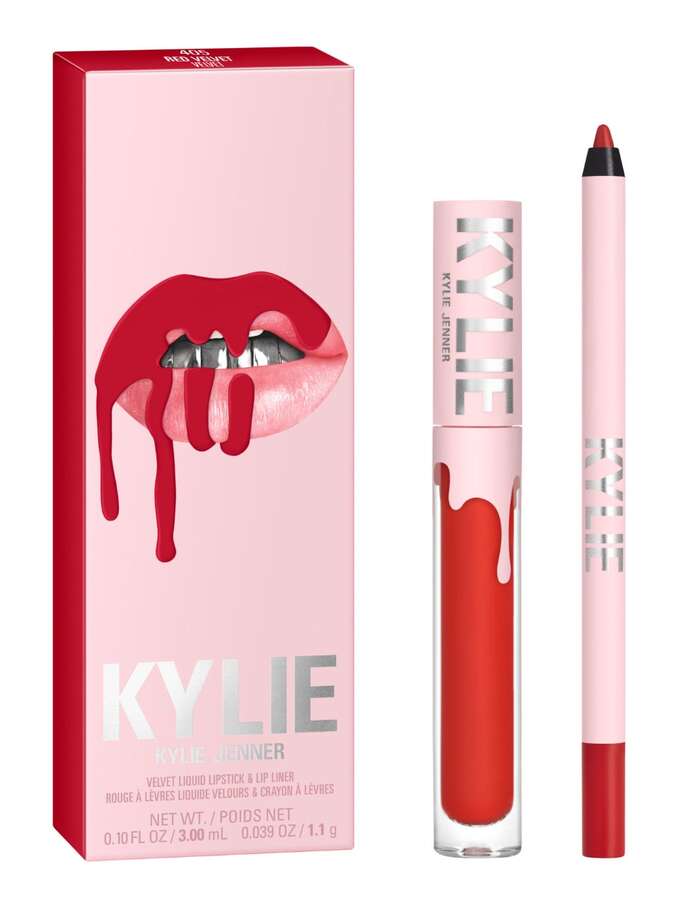Kylie Lipstick Set Velvet - 405 Red Velvet