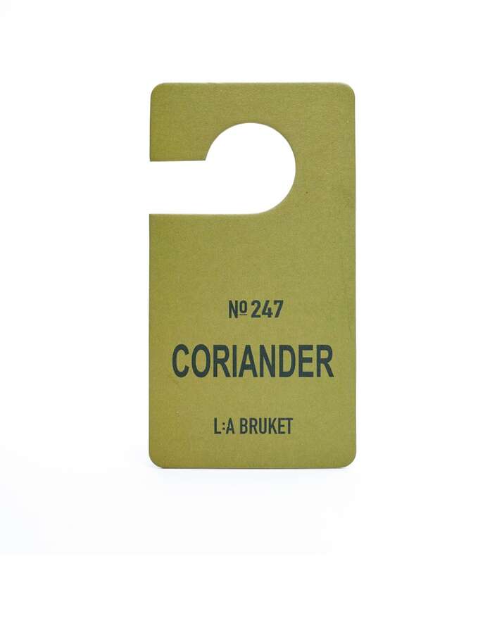 L:a Bruket Coriander 247 Fragrance Tag 18 g