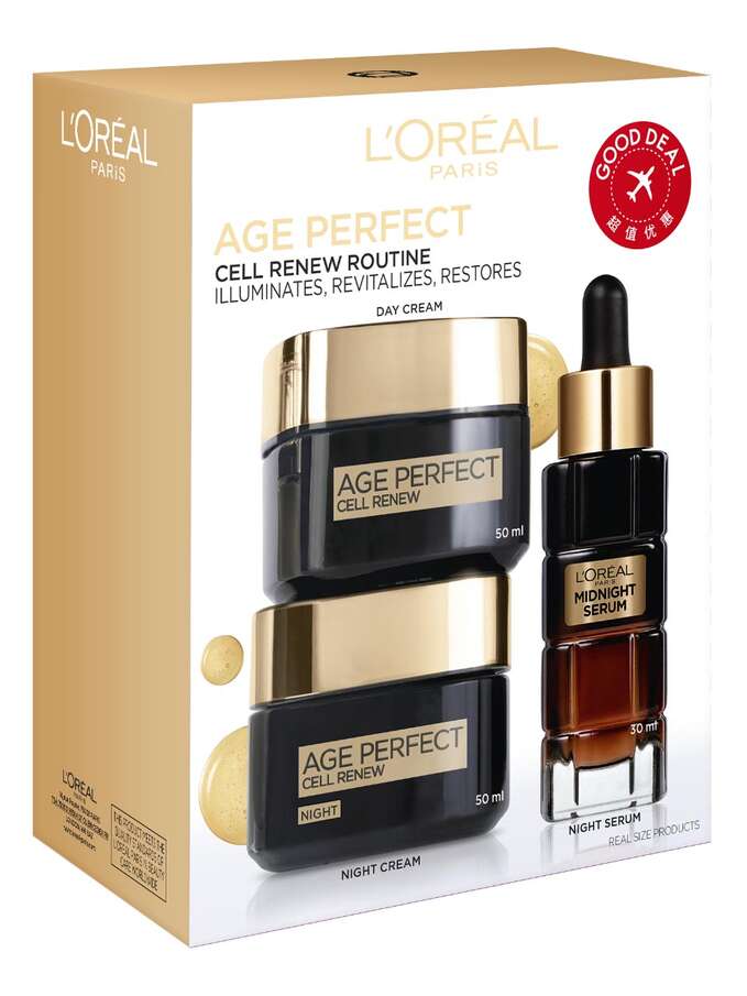 L'Oréal Paris Age Perfect Cell Renew Face Care Set