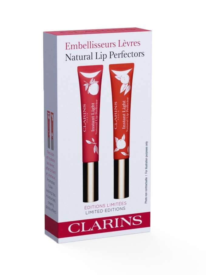 Clarins Instant Light Lip Perfector Duo Travel Set