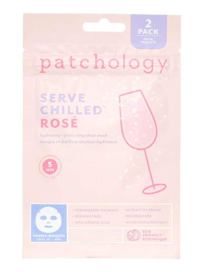 Patchology Rosé Hydrating and Protecting Sheet Mask